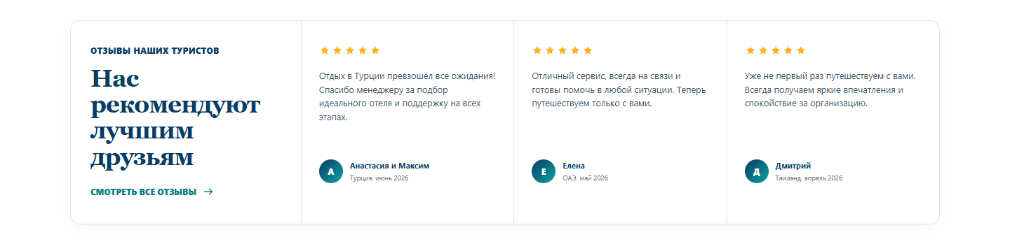 Отзывы туристов SABAY